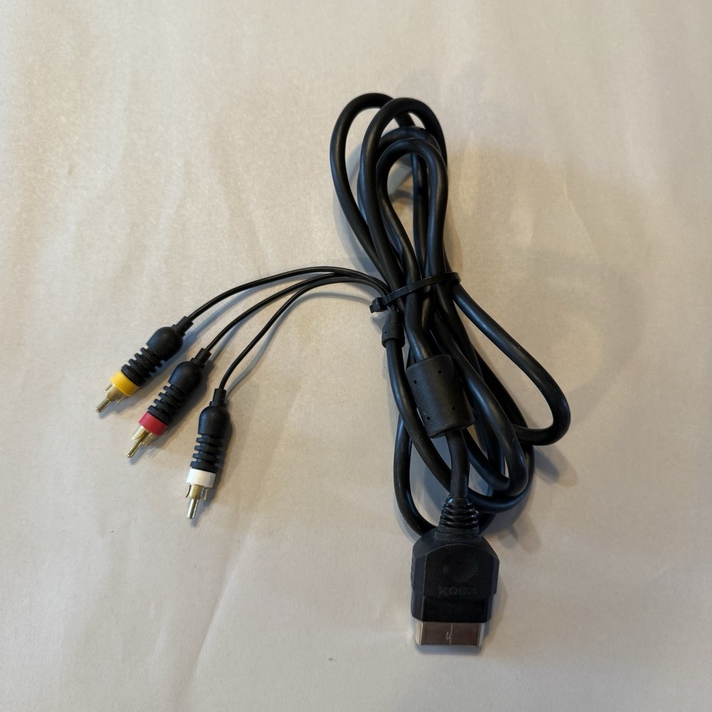Microsoft OEM Original Xbox Standard AV Cable Very Good 1492